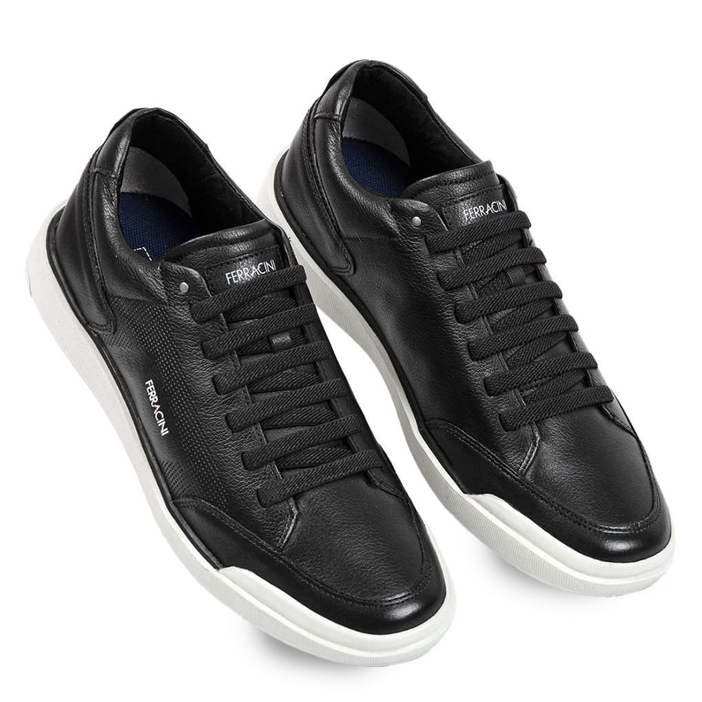 Ferracini Tenis Casual FER 1062H Preto Napa Tenis 1.jpg